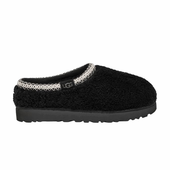 UGG Tasman Maxi Curly Slipper Black (Women's)