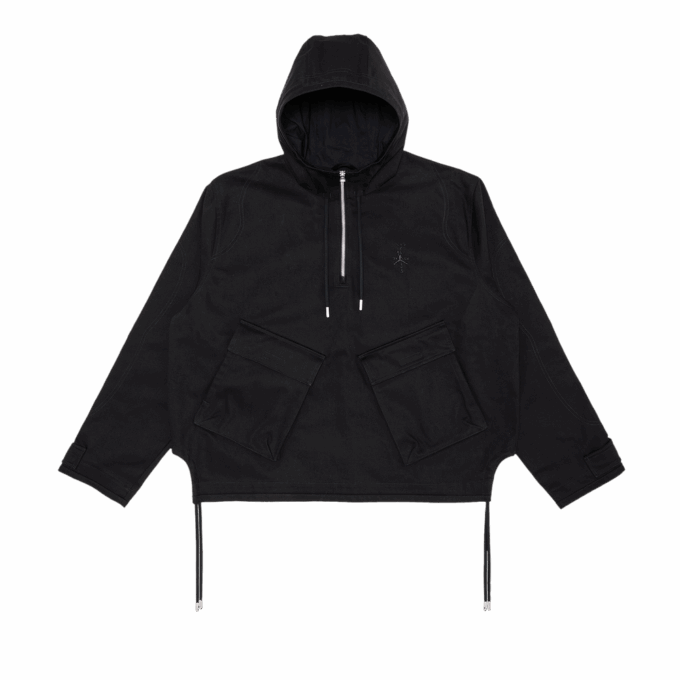 Air Jordan x Travis Scott 1/2-Zip Jacket 'Black'