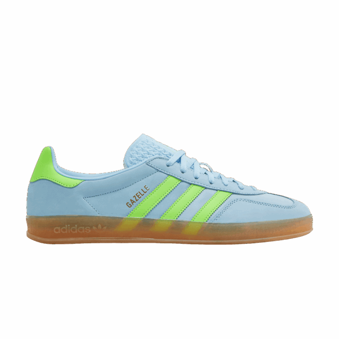 adidas Gazelle Indoor Clear Sky Solar Green (Women's)