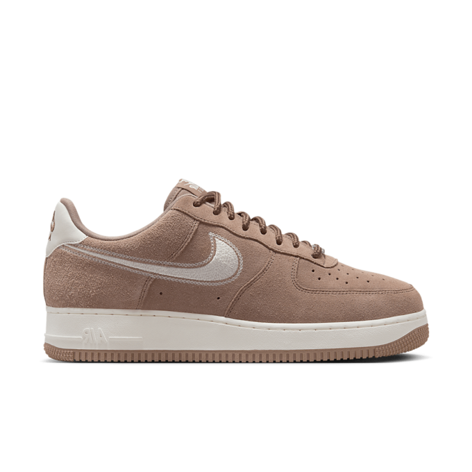 Nike Air Force 1 Low '07 LV8 Mink Brown Embroidered Swoosh