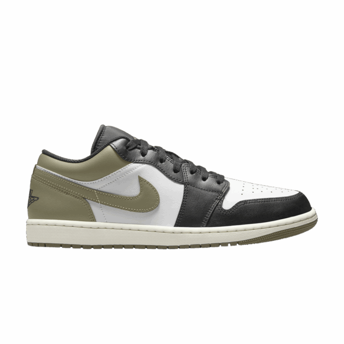 Jordan 1 Low Black Toe Medium Olive