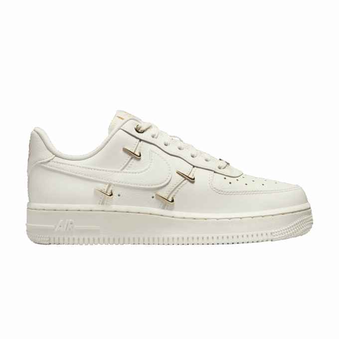 Nike Air Force 1 '07 LX CN Sail Gold Mini Swooshes (Women's)