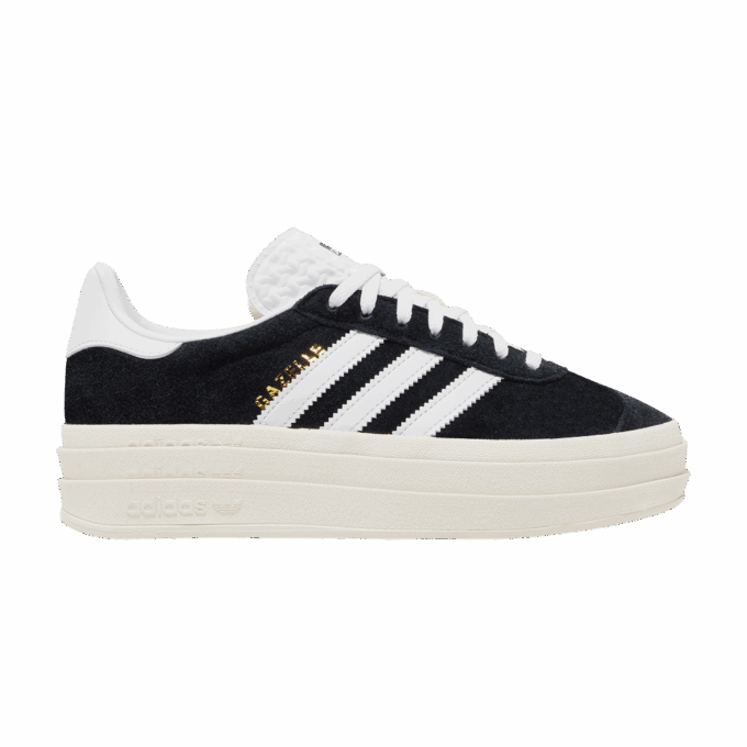 adidas Gazelle Bold Core Black White (Women's)