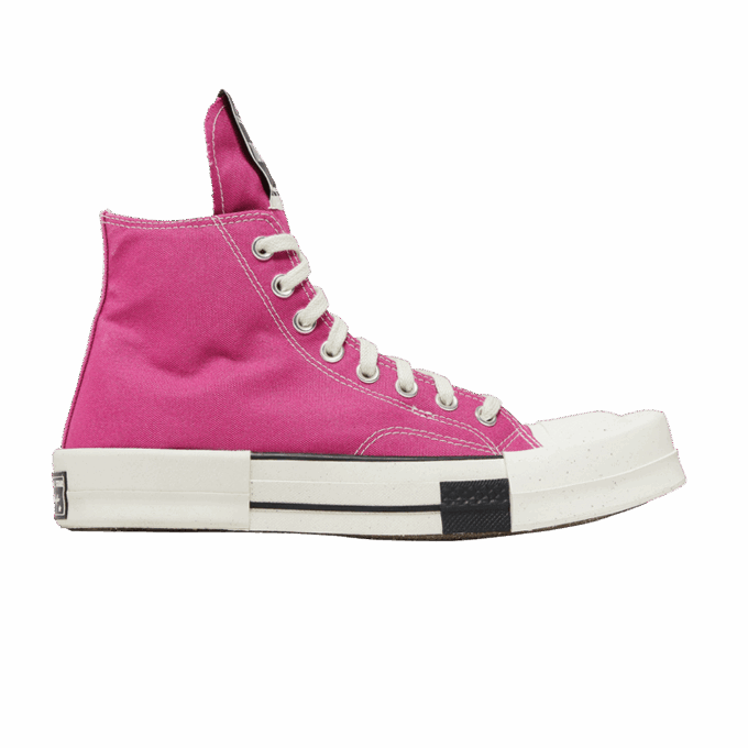 Converse TURBODRK Laceless Chuck Taylor All Star 70 Hi Rick Owens DRKSHDW Cactus Flower Pink