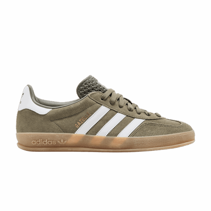 adidas Gazelle Indoor Olive Strata Cloud White Gum
