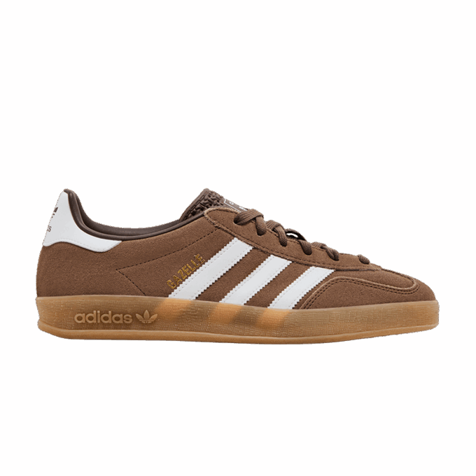 adidas Gazelle Indoor Earth Strata White Gold Metallic