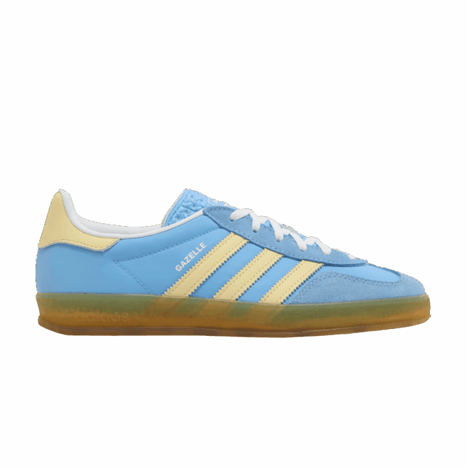adidas Gazelle Indoor Semi Blue Burst Almost Yellow (Women's)
