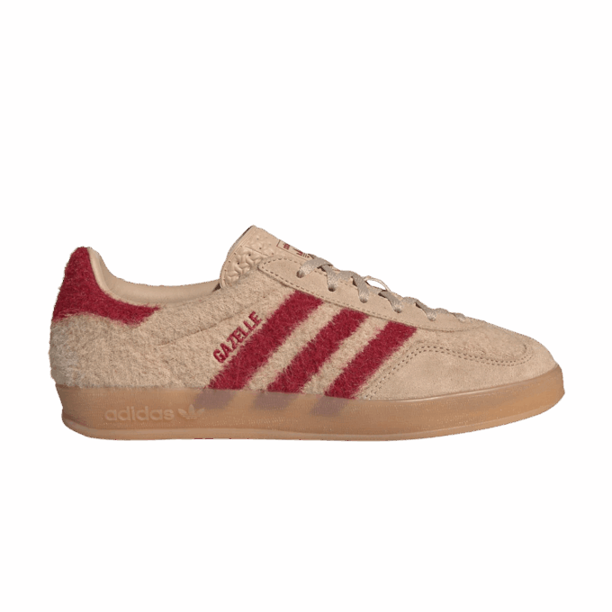 adidas Gazelle Indoor Magic Beige Victory Red (Women's)