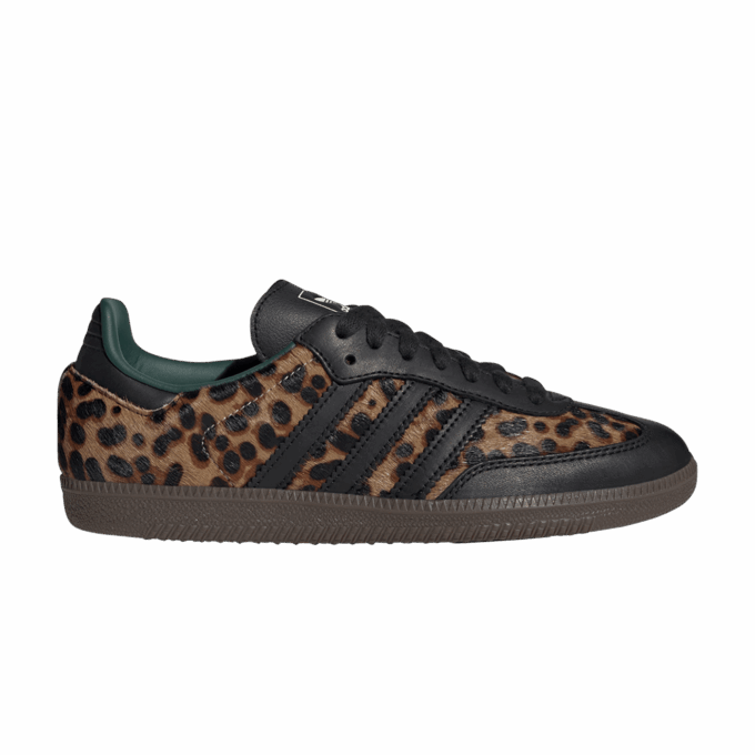 adidas Samba OG Black Green Leopard (Women's)