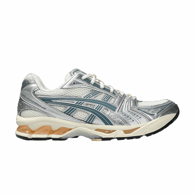 ASICS Gel-Kayano 14 Birch Pure Silver Teal Gold