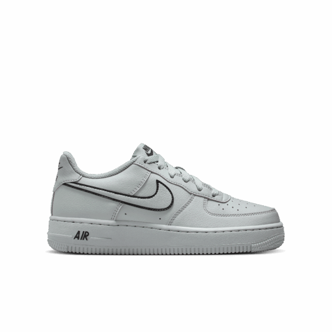 Nike Air Force 1 Light Smoke Grey Black (GS)