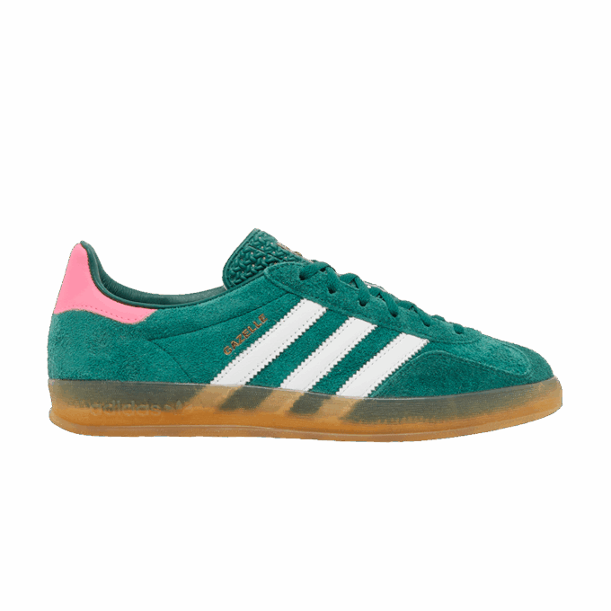 adidas Gazelle Indoor Collegiate Green Lucid Pink (Women's)