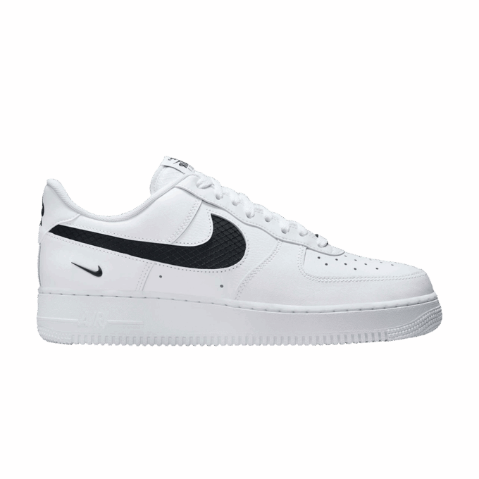 Nike Air Force 1 Low SE Nylon Swoosh White Black