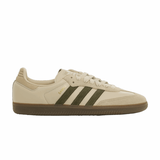 adidas Samba OG Aluminum Dark Khaki