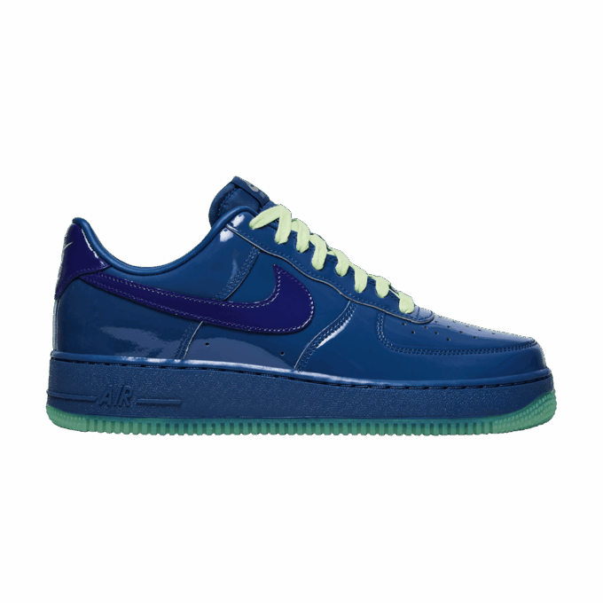 Nike Air Force 1 Low Patent Leather Mystic Navy Grape Ice