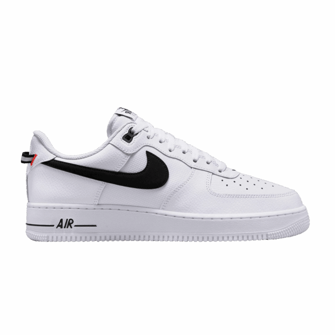 Nike Air Force 1 Low '07 LV8 White Black Bright Crimson