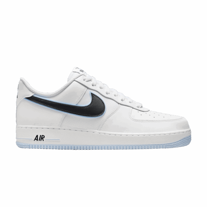 Nike Air Force 1 Low '07 White Black Hydrogen Blue