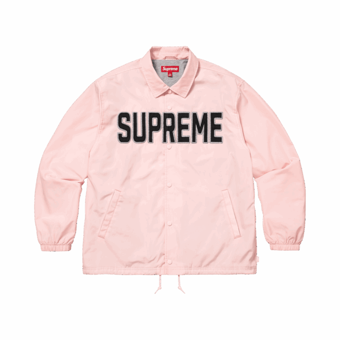 Supreme Spellout Coaches Jacket 'Pink'