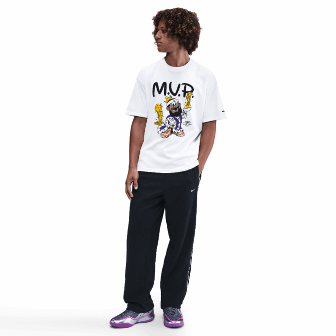 LeBron 'Bubble Boy' Men's Basketball T-Shirt White